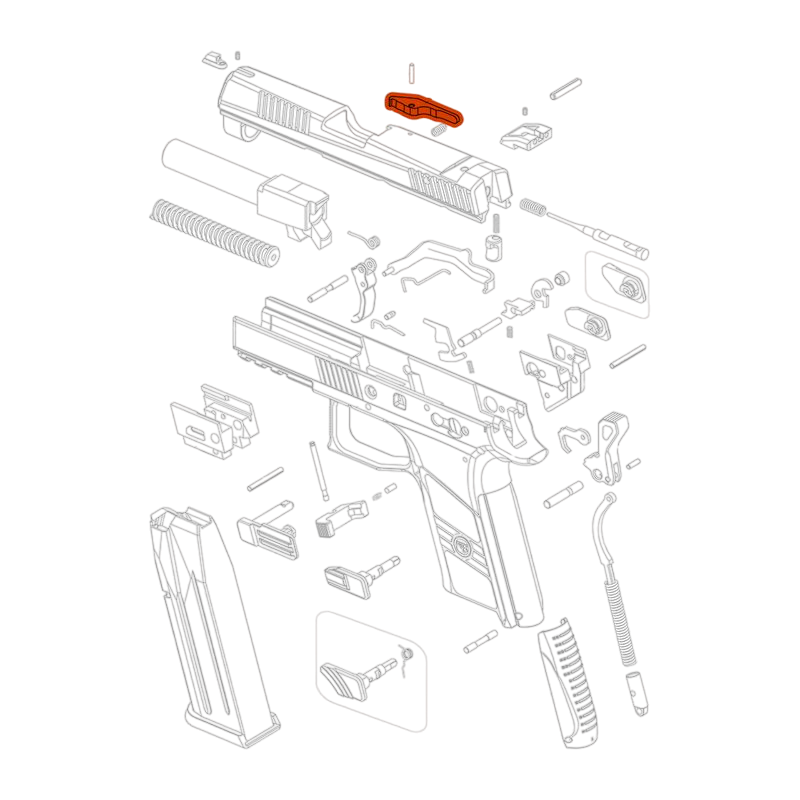 Екстрактор для CZ P-07/P-09